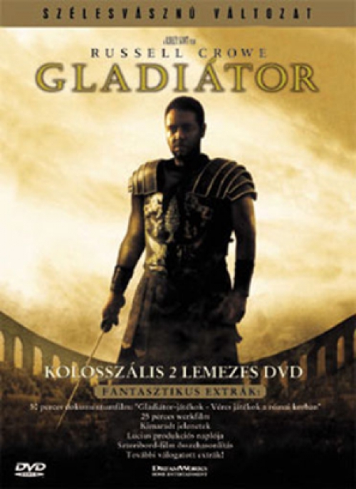 Gladiátor (2 DVD) *Kolosszális dupla változat - Ridley Scott klasszikus filmje* *Russell Crowe - Antikvár-Kiváló állapotú*