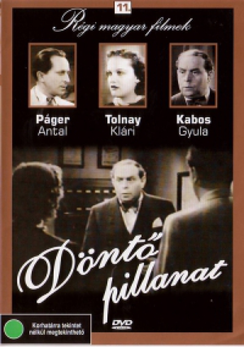 Régi magyar filmek 11. - Döntő pillanat (DVD) *Antikvár - Kiváló állapotú*