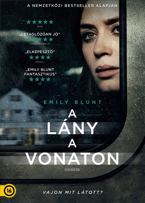A lány a vonaton (DVD)  *A sikerkönyv alapján - Emily Blunt - Rebecca Ferguson - Antikvár - Kiváló állapotú*