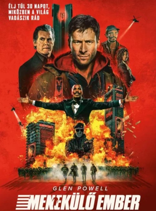 A menekülő ember (2025) (4K UHD Blu-ray) *Magyar kiadás - Szinkronizált*  *Stephen King - Glen Powell*