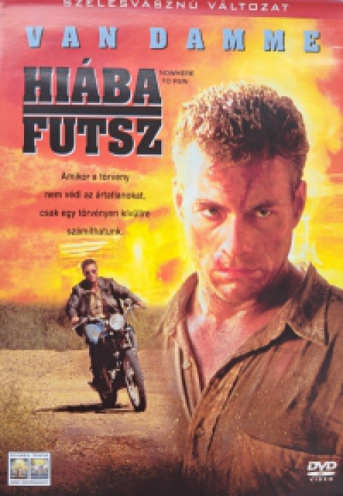 Hiába futsz *Jean-Claude Van Damme* (DVD) *Magyar kiadás* *Antikvár - Kiváló állapotú*