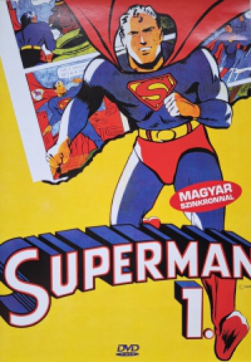 Superman 1. (1941 - Rajzfilm) (DVD) *Szinkronizált - Antikvár - Kiváló állapotú*