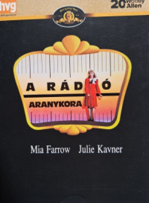 A rádió aranykora (DVD) *Feliratos*  *Woody Allen - Mia Farrow - Julie Kavner - Antikvár - Kiváló állapotú*