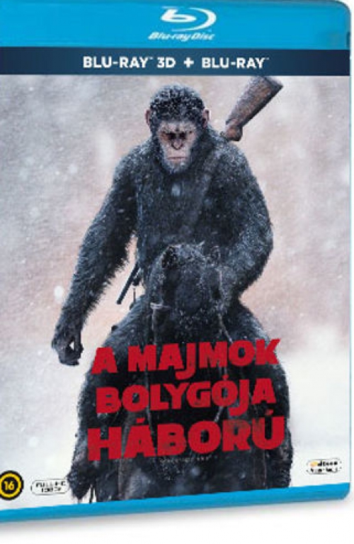 A majmok bolygója - Háború (3D Blu-ray + BD) *Magyar kiadás - Antikvár - Kiváló állapotú*