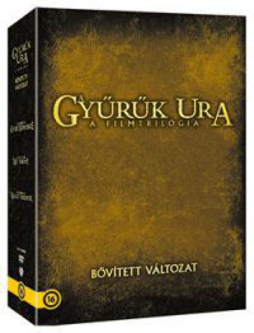A Gyűrűk Ura trilógia (bővített változat) (12 DVD) *Exkluzív kiadás* *Antikvár-Kiváló állapotú*