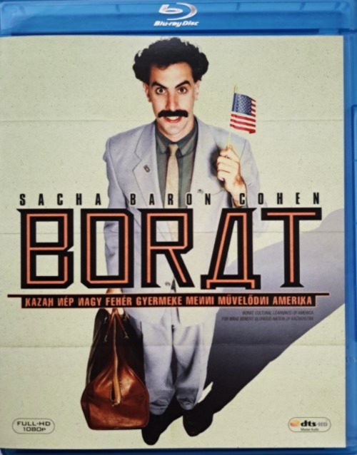 Borat - Kazah nép nagy fehér gyermeke menni művelődni Amerika (Blu-ray) *Sacha Baron Cohen - Pamela Anderson - Magyar kiadás - Antikvár - Kiváló állapotú*