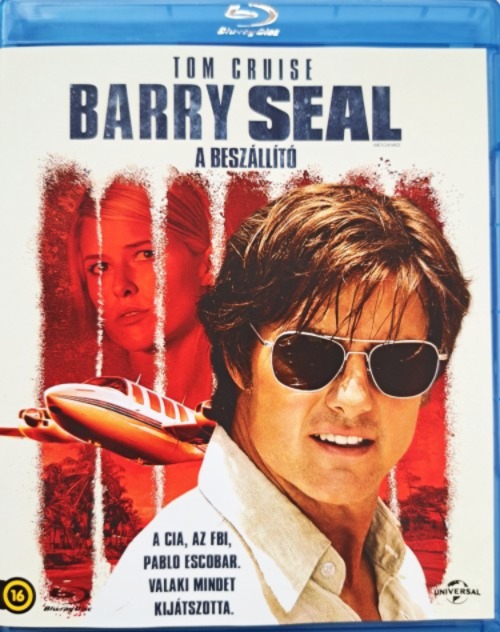 Barry Seal: A beszállító (Blu-ray) *Tom Cruise - Magyar kiadás - Antikvár - Kiváló állapotú*