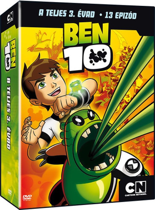 Ben 10 - 3. évad (3 DVD) *Szinkronizált - Antikvár - Kiváló állapotú*