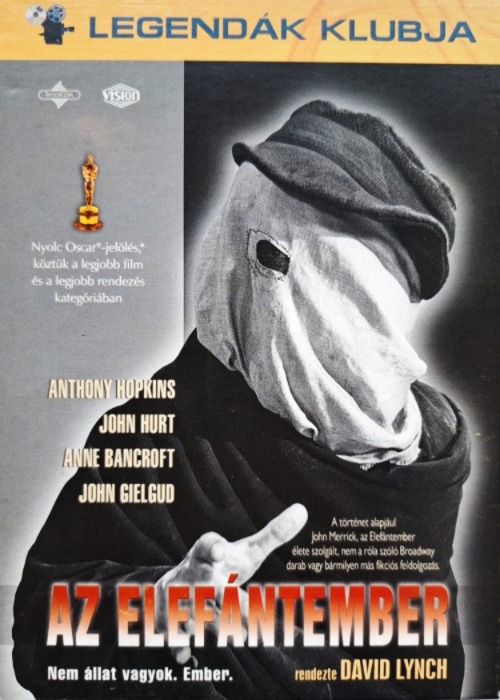 Az elefántember *Legendák Klubja kiadás* (DVD) *John Hurt - Sir Anthony Hopkins - Szinkronizált - Antikvár - Kiváló állapotú*