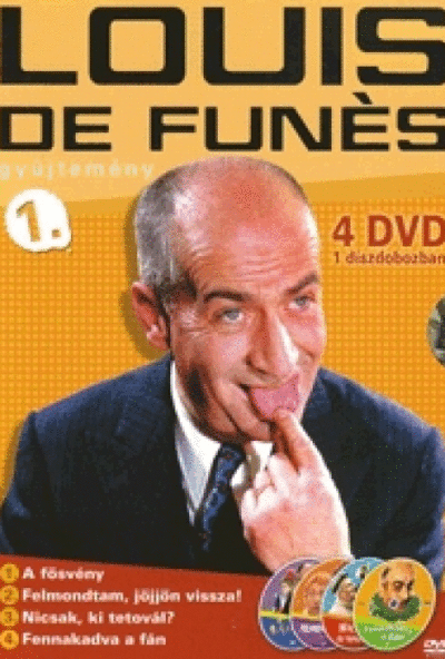 Louis De Funés gyűjtemény 1. (4 DVD) *Antikvár - Kiváló állapotú*