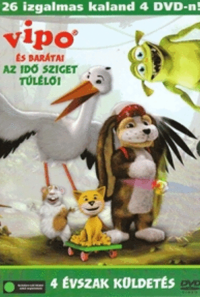 Vipo és barátai - Az Idő Sziget túlélői 1-4. (4 DVD)