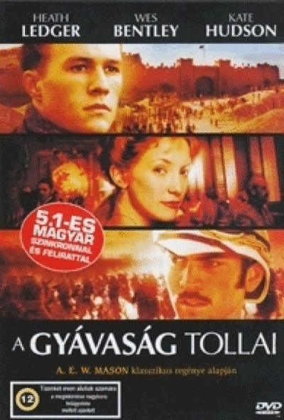 A gyávaság tollai (DVD) *Heath Ledger - Antikvár - Kiváló állapotú* 