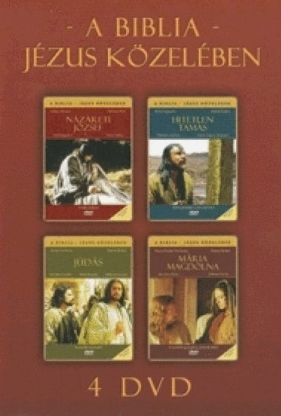 A Biblia - Jézus Közelében (4 DVD) Názáreti József, Júdás, Mária Magdolna, Hitetlen Tamás  *Antikvár - Kiváló állapotú*