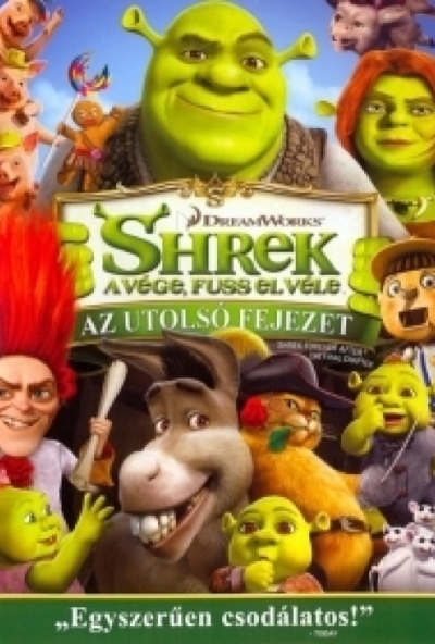 Shrek 4.- Shrek a vége, fuss el véle (DVD) *Antikvár-Kiváló állapotú*