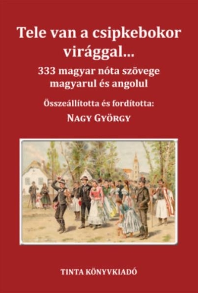 Tele van a csipkebokor virággal