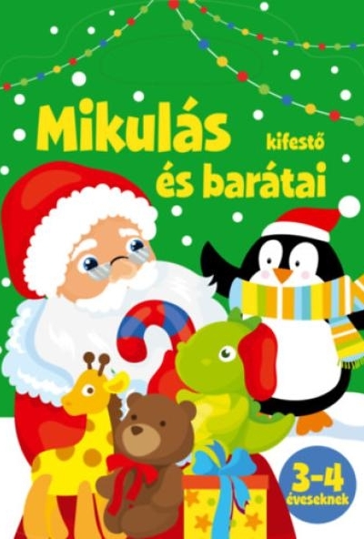 Mikulás és barátai - kifestő