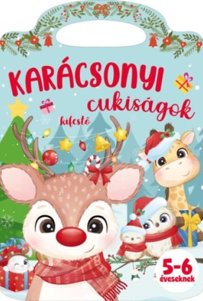 Karácsonyi cukiságok - Kifestő