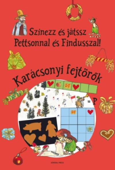 Színezz és játssz Pettsonnal és Findusszal! - Karácsonyi fejtörők