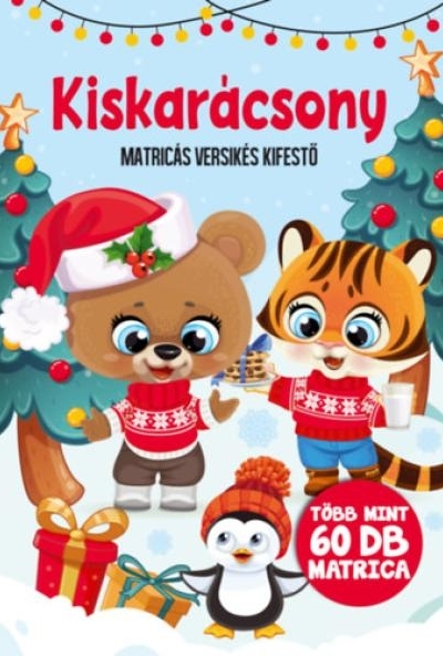 Kiskarácsony - Matricás versikés kifestő