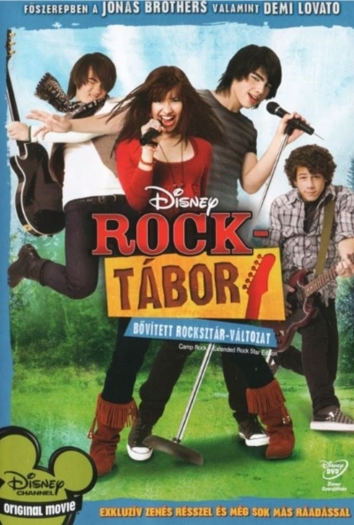 Rocktábor (DVD) (Bővített rocksztár változat) *Jonas Brothers és Demi Lovato - Antikvár - Kiváló állapotú*