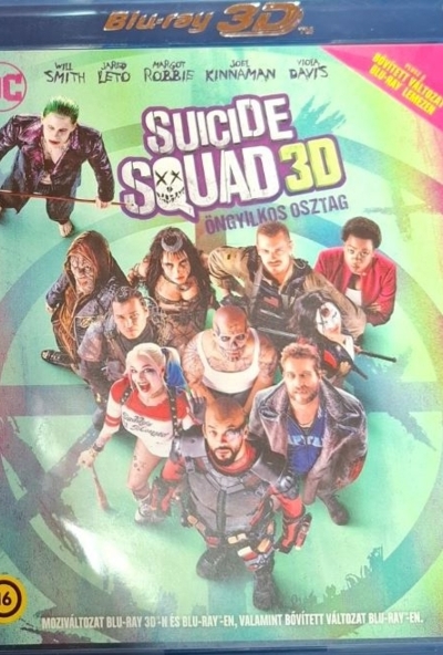 Suicide Squad - Öngyilkos osztag (3D Blu-ray + 2 Blu-ray) *Magyar kiadás - Antikvár - Kiváló állapotú*