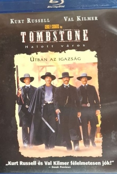 Tombstone - Halott város (Blu-ray) *Magyar kiadás* *Kurt Russell - Val Kilmer*
