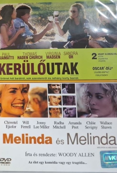 Melinda és Melinda (DVD) *Woody Allen filmje - Will Ferrel - Chiwetel Ejiofor - Magyar kiadás - Antikvár - Kiváló állapotú*