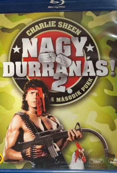 Nagy durranás 2. *Charlie Sheen* (Blu-ray) *Magyar kiadás - Antikvár - Kiváló állapotú*