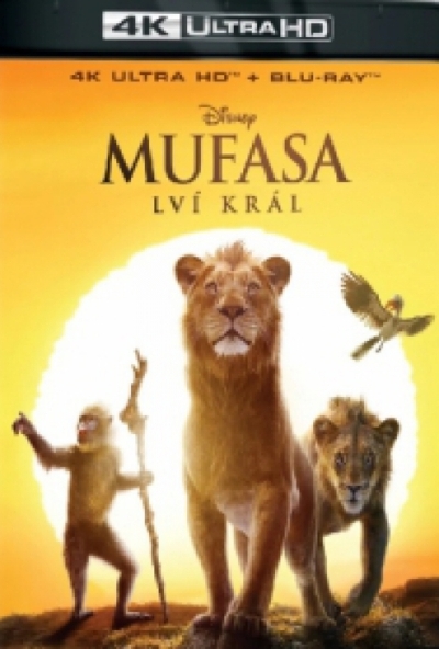Mufasa: Az oroszlánkirály (4K Blu-ray + BD) *Import - Angol hangot és angol feliratot tartalmaz*