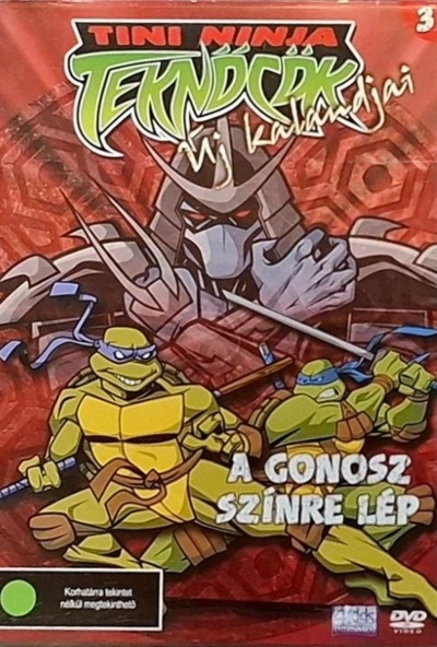Tini Nindzsa Teknőcök új kalandjai 3. - A gonosz színre lép (DVD) *Antikvár - Kiváló állapotú*
