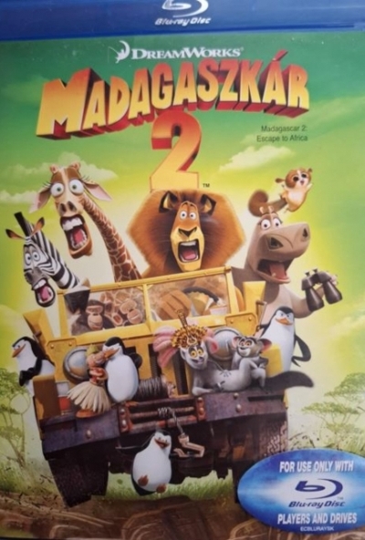 Madagaszkár 2. (Blu-ray) *Magyar kiadás* *Antikvár - Kiváló állapotú*