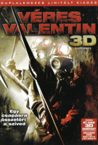 Véres Valentin *3D* (2 DVD) *Duplalemezes limitált kiadás* *Antikvár - Kiváló állapotú*