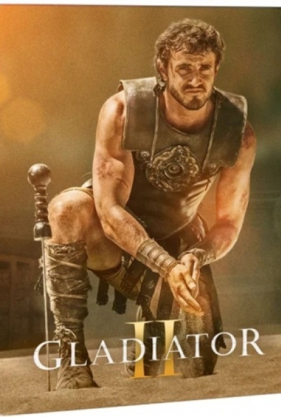 Gladiátor II. (4K UHD BD + Blu-ray +Bónusz BD) *Steelbook* *Gold*  *Angol hanggal és angol felirattal*