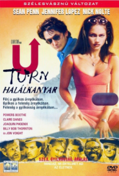 U-Turn - Halálkanyar (DVD) *Oliver Stone - Sean Penn - Jennifer Lopez*  *Antikvár - Kiváló állapotú*