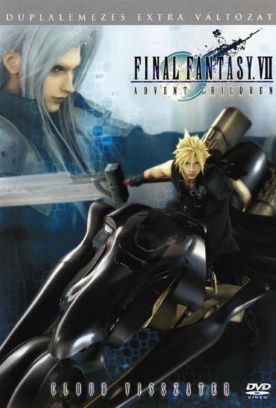 Final Fantasy VII: Advent Children - Cloud visszatér (2 DVD) *Duplalemezes extra változat - Antikvár - Kiváló állapotú*