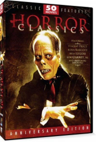 Horror Klasszikusok 50 Filmes Megapack (12 DVD) *Jubileumi kiadás* *Angol hang - Antikvár - Kiváló állapotú*