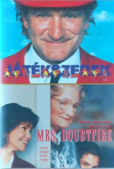 Mrs. Doubtfire – Apa csak egy van / Játékszerek  (2 DVD) *Twin Pack - Antikvár - Kiváló állapotú*