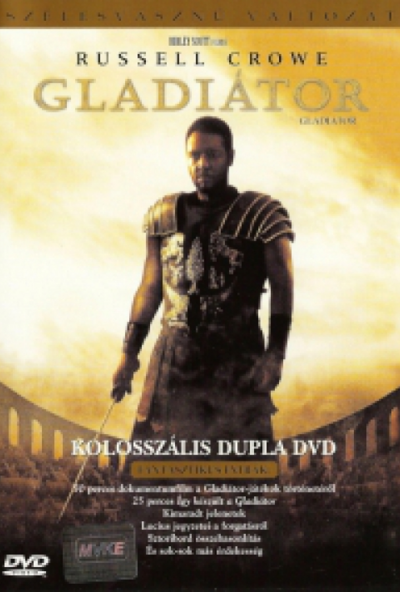 Gladiátor (2 DVD) *Kolosszális dupla változat - Ridley Scott klasszikus filmje* *Russell Crowe - Antikvár-Kiváló állapotú*