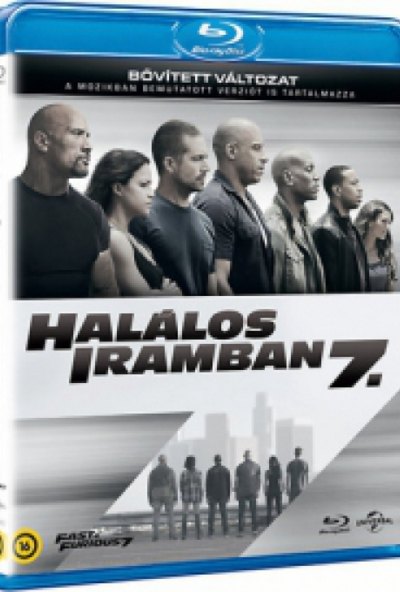 Halálos iramban 7. (Blu-ray) *Bővített változat - Magyar kiadás - Antikvár - Kiváló állapotú*