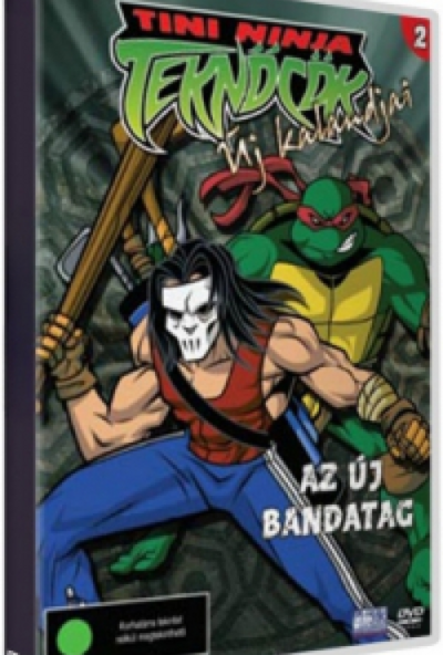 Tini Nindzsa Teknőcök Új kalandjai 2. - Az új bandatag (DVD) *Antikvár - Kiváló állapotú*