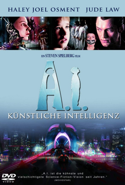 A.I. – Mesterséges értelem (2 DVD) *Digibook-Limitált kiadás* *Antikvár - Kiváló állapotú*
