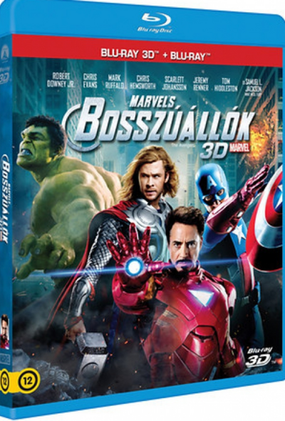 Bosszúállók (3D Blu-ray + BD) 2 lemezes kiadás - *Magyar kiadás - Antikvár - Kiváló állapotú*