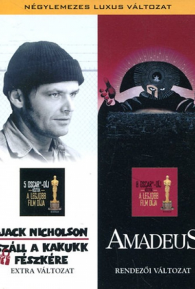 Jack Nicholson - Száll a kakukk fészkére / Amadeus (4 DVD) *Négylemezes luxus változat)* - *Antikvár - Kiváló állapotú*