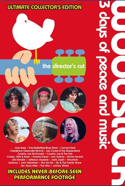 Woodstock - 3 Days of Peace & Music (Rendezői változat) (4 DVD) *Díszdobozos - Különleges kiadás - Antikvár - Kiváló állapotú*