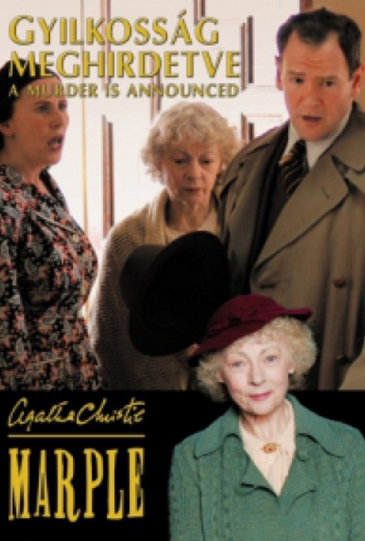 Agatha Christie - Miss Marple - Gyilkosság meghirdetve  (DVD) *Antikvár - Kiváló állapotú* 