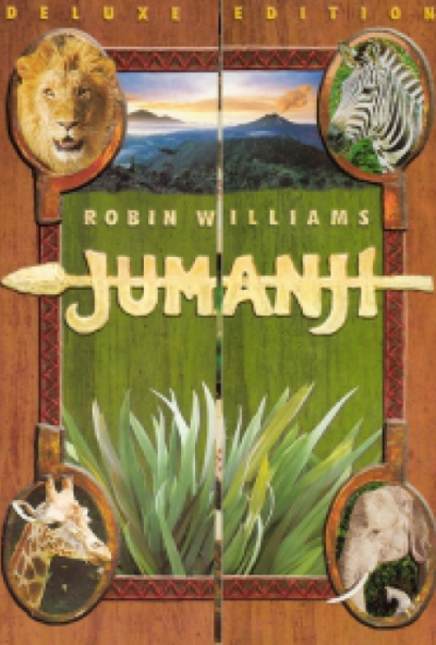 Jumanji - *Díszdobozos - Limitált kiadás - Jubileumi vátozat - táblás társasjáték borítóval* (DVD) *Antikvár - Kiváló állapotú*