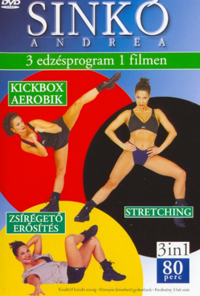 Sinkó Andrea - 3 edzésprogram 1 filmben (DVD) *Antikvár - Kiváló állapotú*