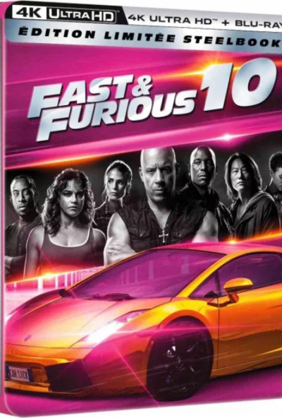 Halálos iramban 10. (4K UHD Blu-ray + BD) -Limitált, fémdobozos kiadás *Import-Angol hangot és Angol feliratot tartalmaz*