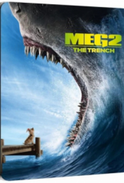 Meg 2 - Az árok (4K UHD + Blu-ray) limitált, fémdobozos *Import - Angol hanggal és angol felirattal*