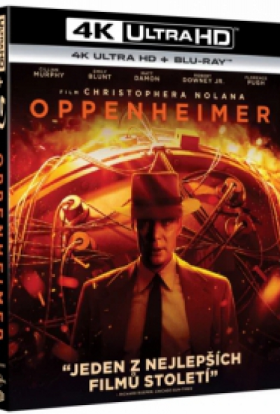 Oppenheimer (4K UHD BD+ Blu-ray+bonus disk) *Angol hangot és Angol feliratot tartalmaz*